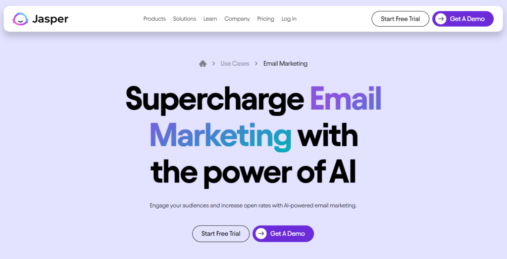 11 Best AI Email Writer: Jasper AI for email Marketing 
